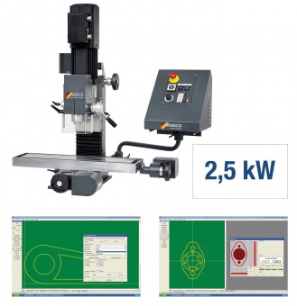 Mașină de frezat CNC de precizie WABECO CC-F1210 hs BASIC