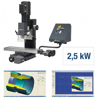 Mașină de frezat CNC de precizie WABECO CC-F1410 LF hs PROFESIONAL