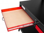Banc de lucru cu spatiu de depozitare si paravan WT06